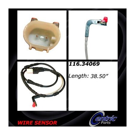 Centric Brake Pad Sensor Wires, Parts 116.34069